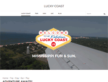 Tablet Screenshot of luckycoast.us